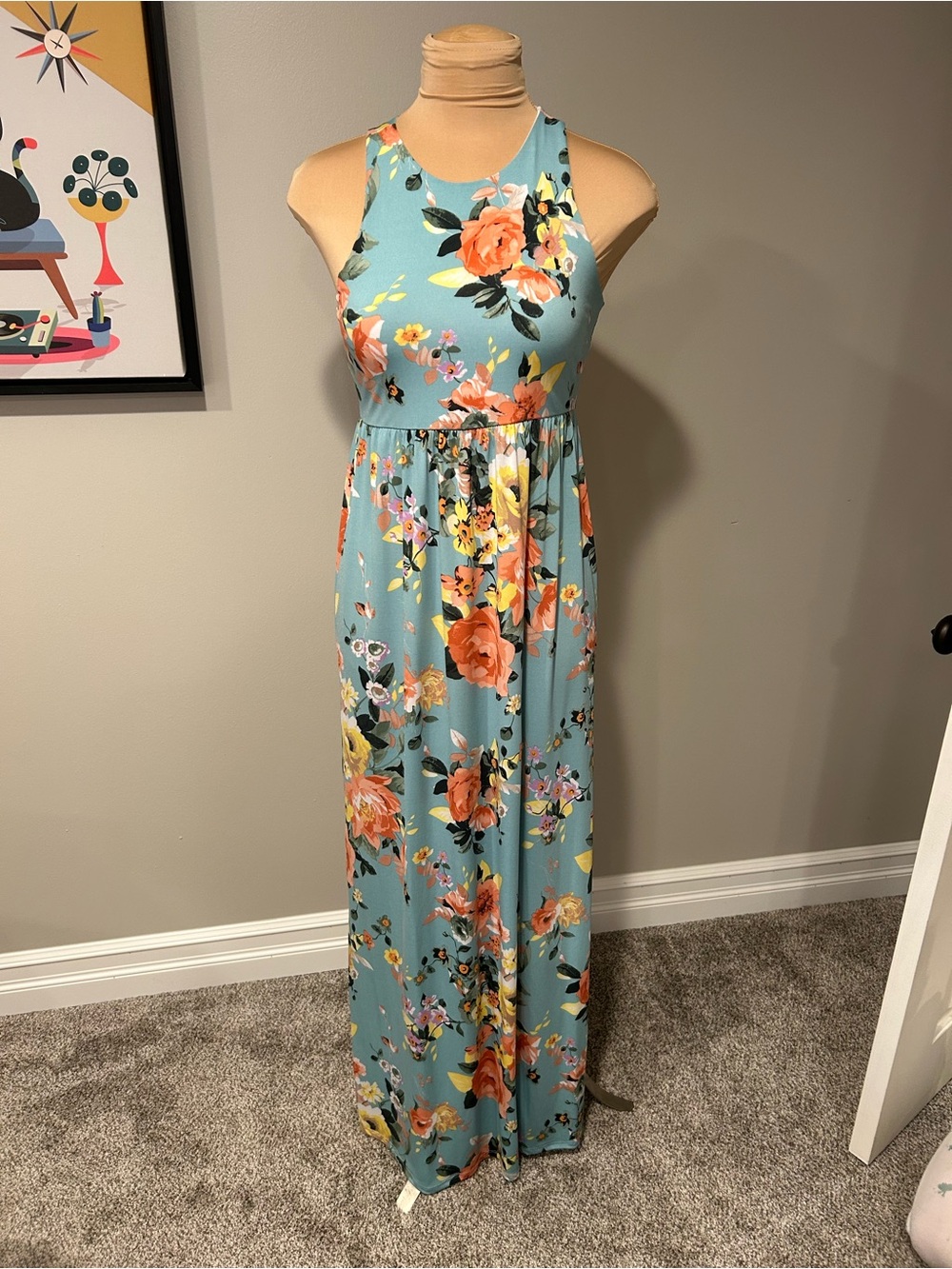 Pink Blush  maternity dress